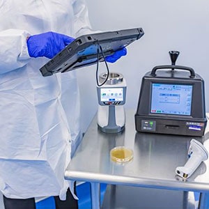 portable cleanroom contamination monitoring