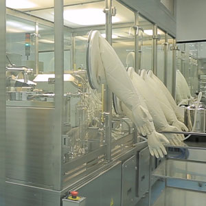 isolator with gloves