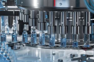 Pharmaceutical filling files on fill line