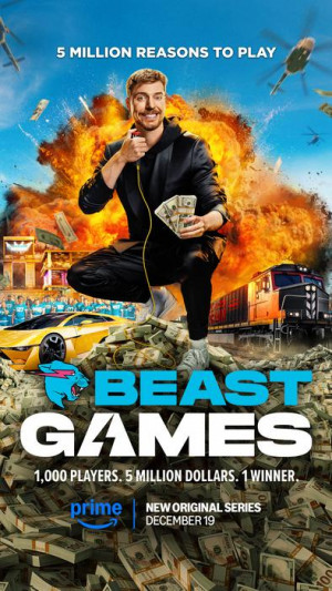 Beast Games TV series 2024 poster.